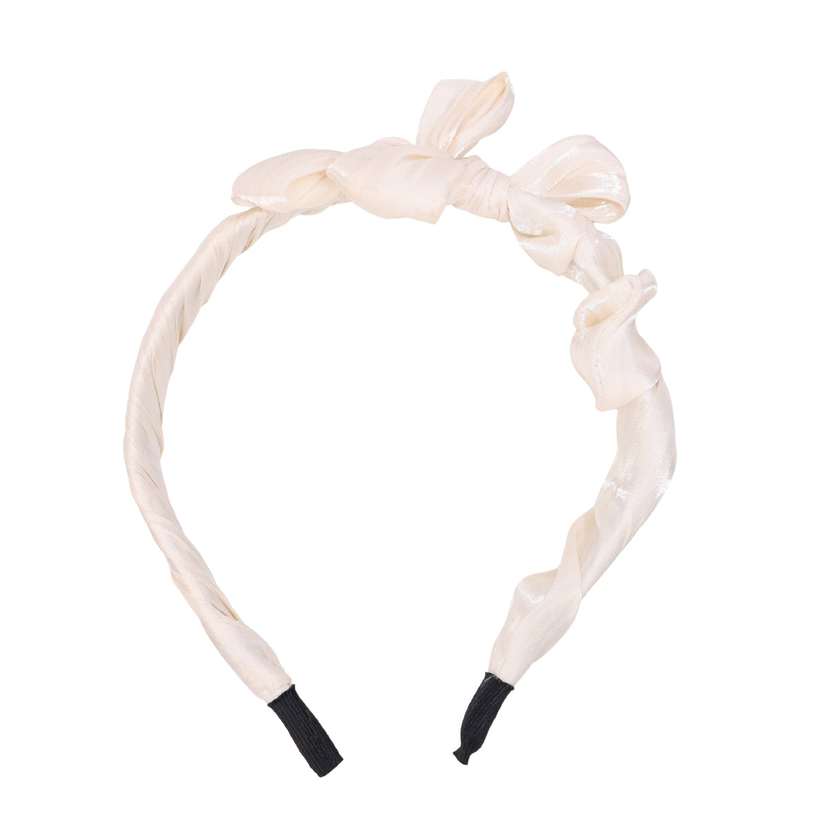 French Pleated Bow Headband
