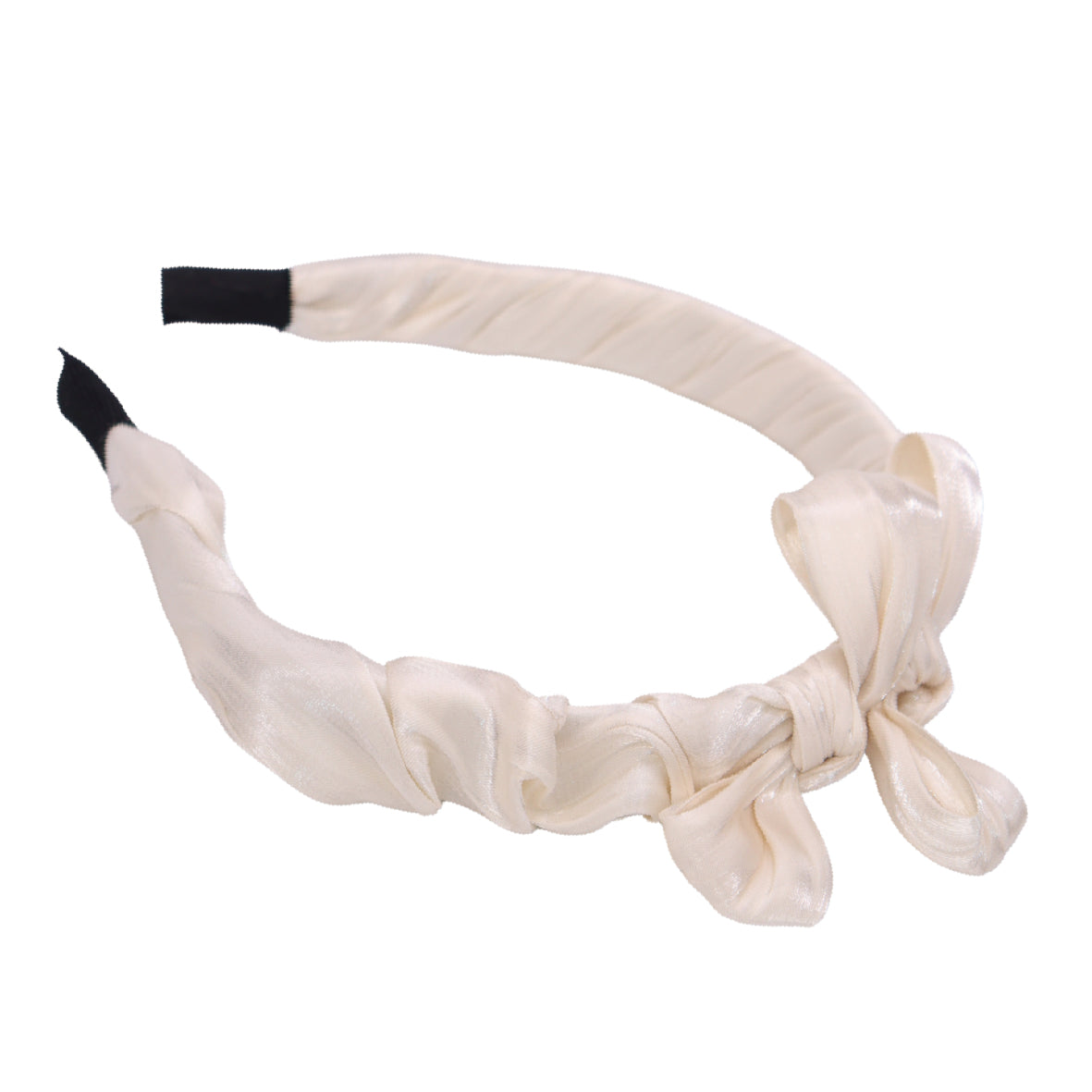 French Pleated Bow Headband