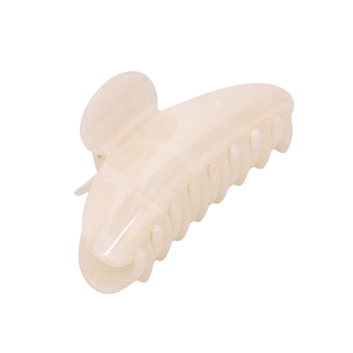 Urban Hair Claw Clip in Beige Marble