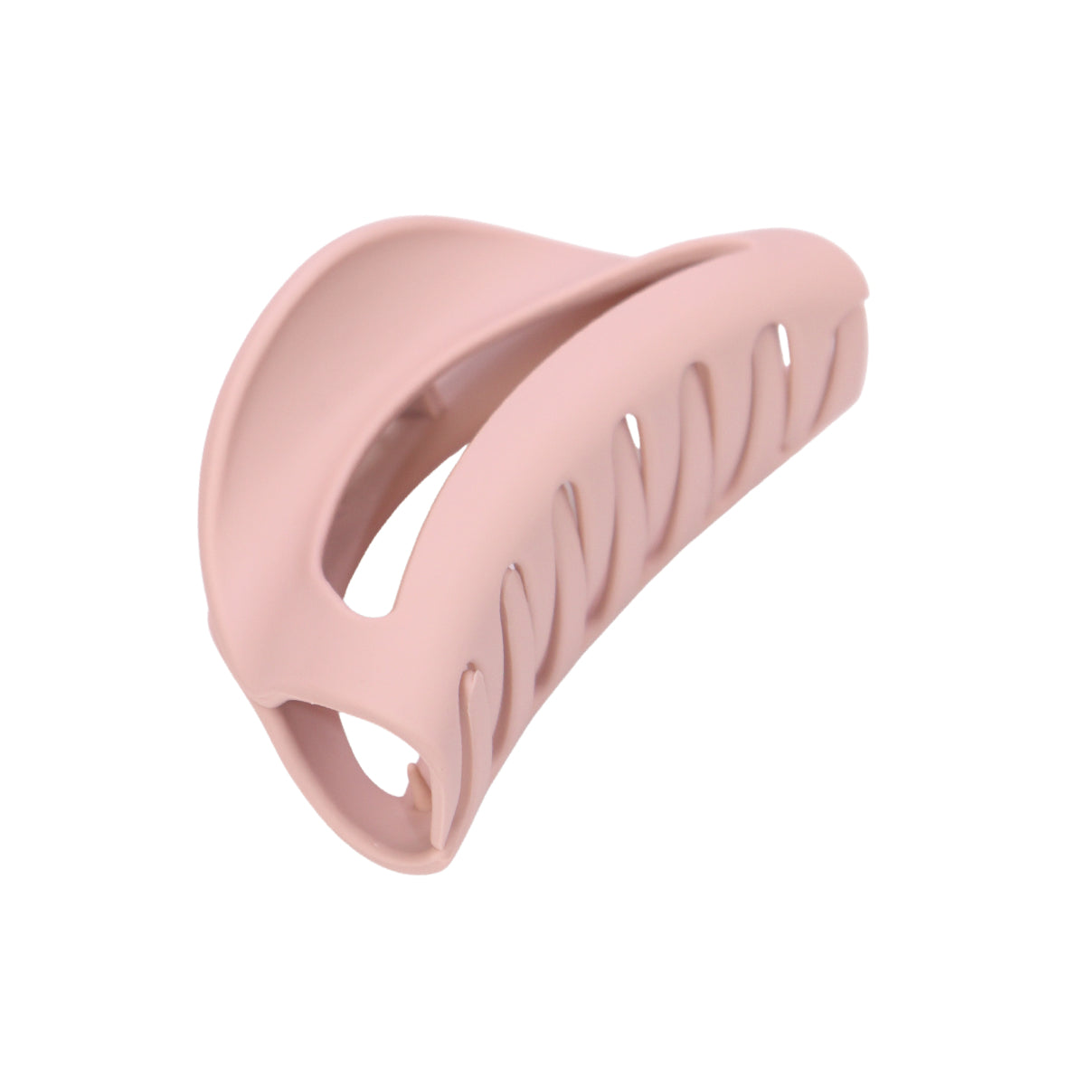 Soft Grip Claw Clip in Rose Pink