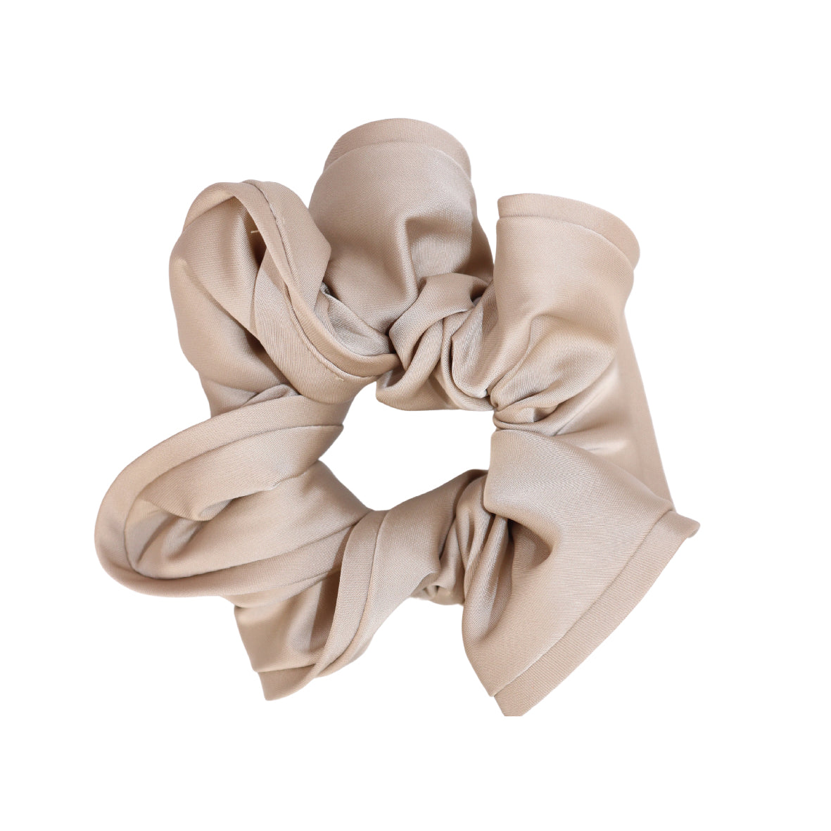 Oversized Scrunchie in Café Cloud