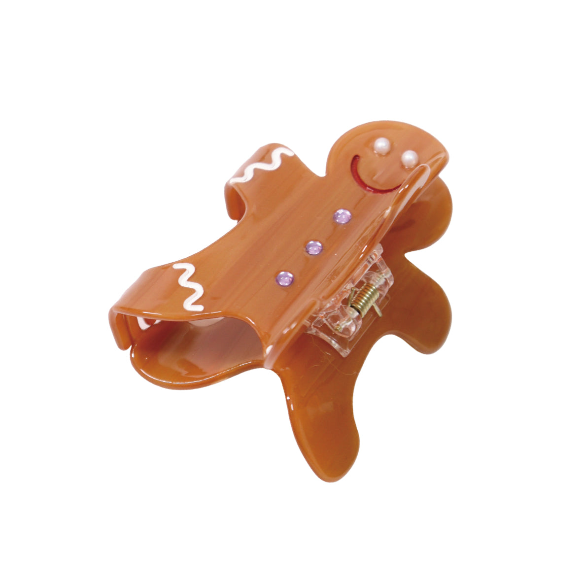 Gingerbread Man · Handcrafted Hair Claw Clips
