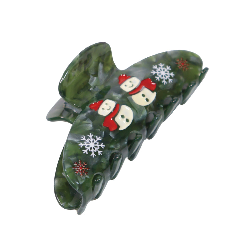 Snow Man · Handcrafted Hair Claw Clips