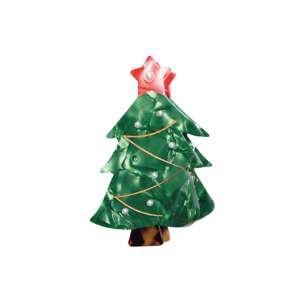 Christmas Tree · Handcrafted Hair Claw Clip