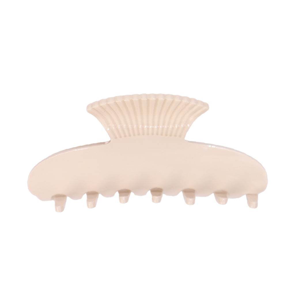 Coastal Hair Clip in Shell Beige