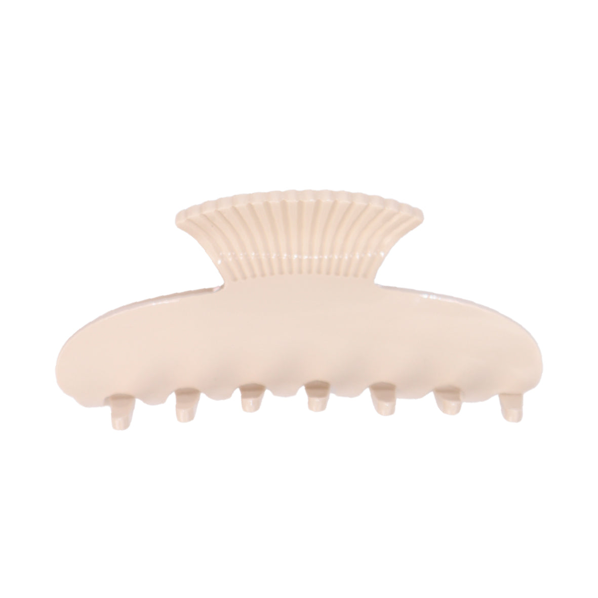 Coastal Hair Clip in Shell Beige