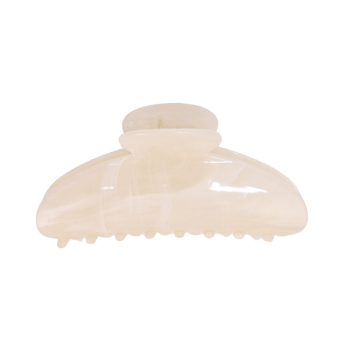 Urban Hair Claw Clip in Beige Marble
