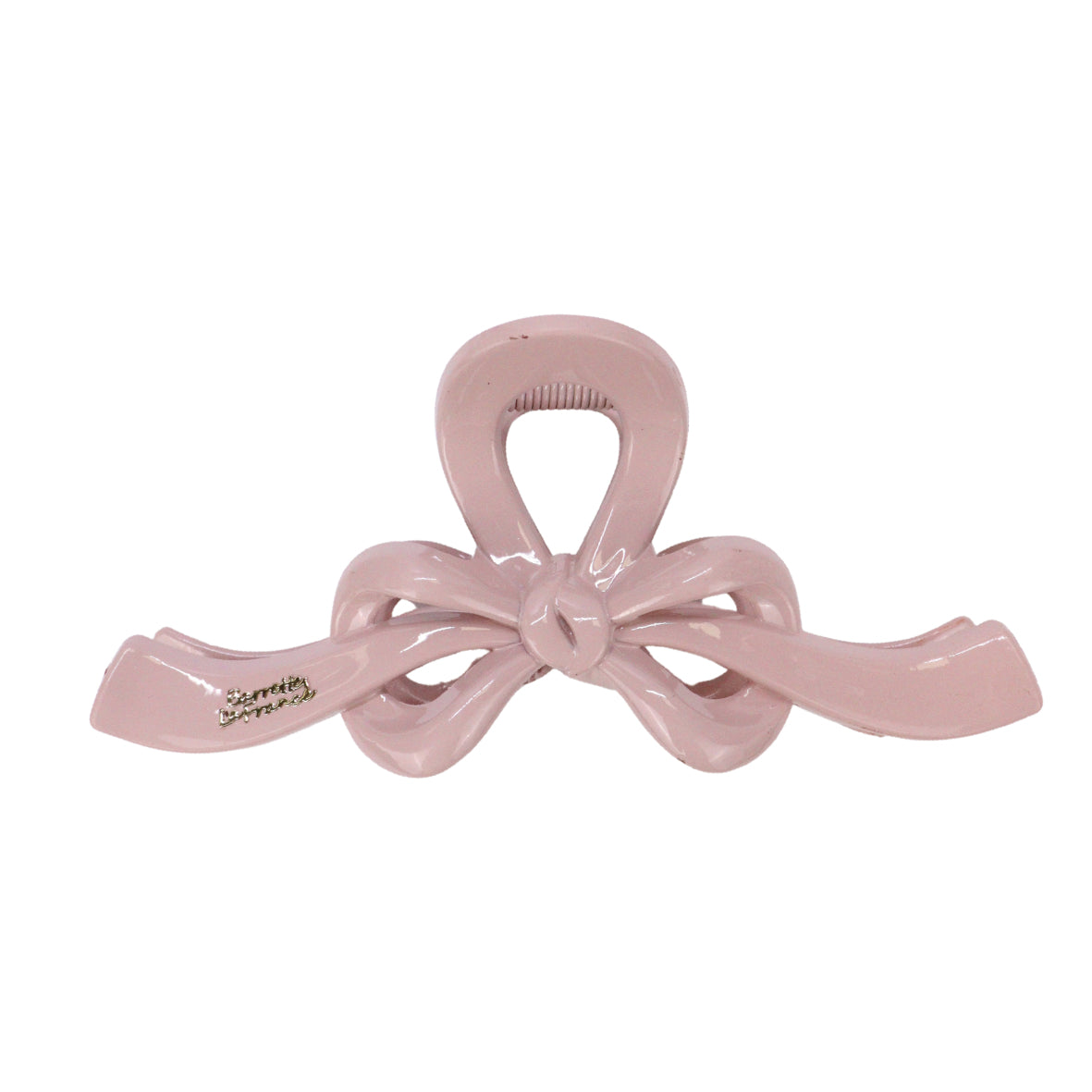 Oversized French Bow Hair Clip in Rosé Blush｜Best Claw Clips for Thick Hair