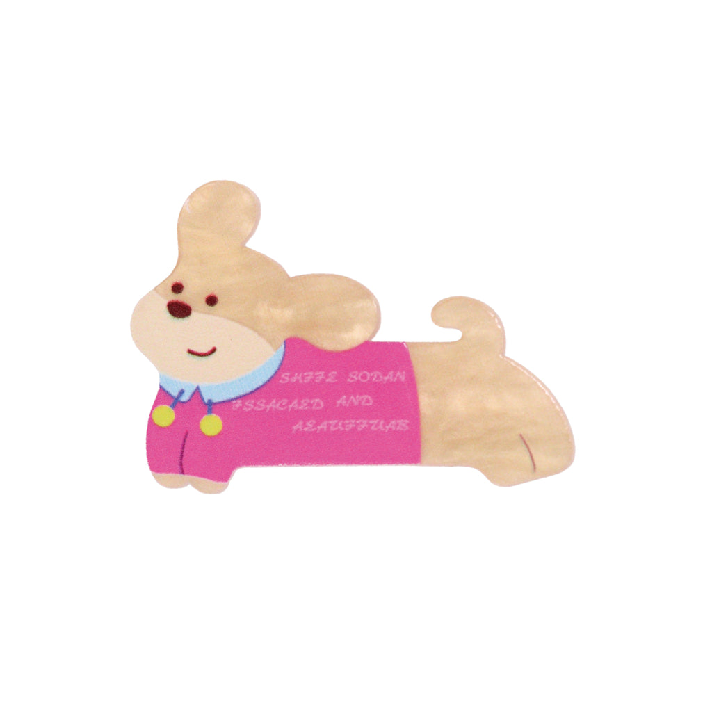 Puppy Garden 4-Piece Hair Clip Set